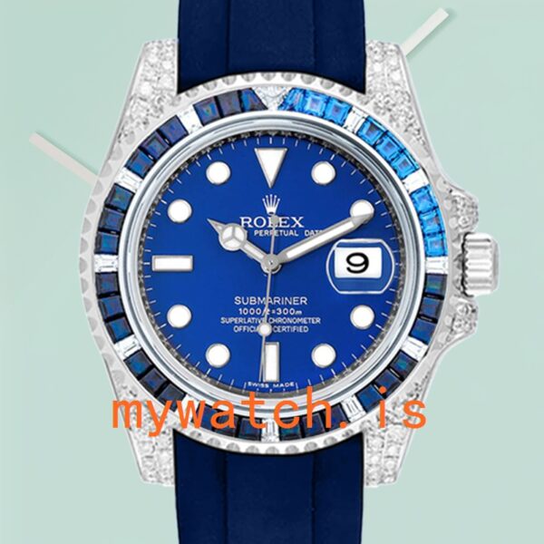 Rolex Submariner 40mm Mens 116659 Diamond Bezel: Genuine vs. Replica