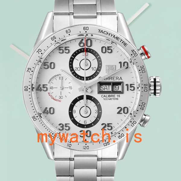 Tag Heuer Carrera Mens 43mm CV2A11 White Dial Silver-tone: Brand, Model, and Replica Insights