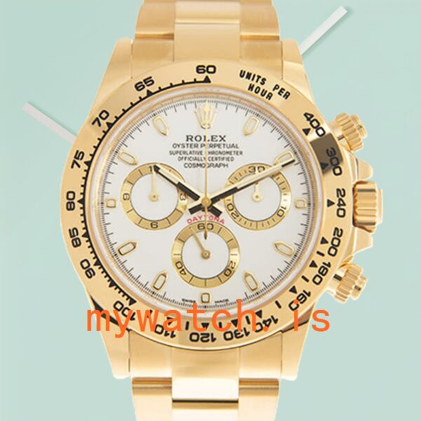 Rolex Daytona Mens 116508WSO 40mm White Dial Stainless Steel: Genuine vs. Replica