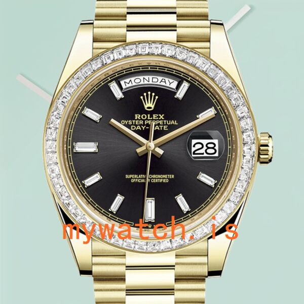 Rolex Day-Date 40mm m228398tbr-0001 Mens Black Dial: A Symbol of Prestige and Precision