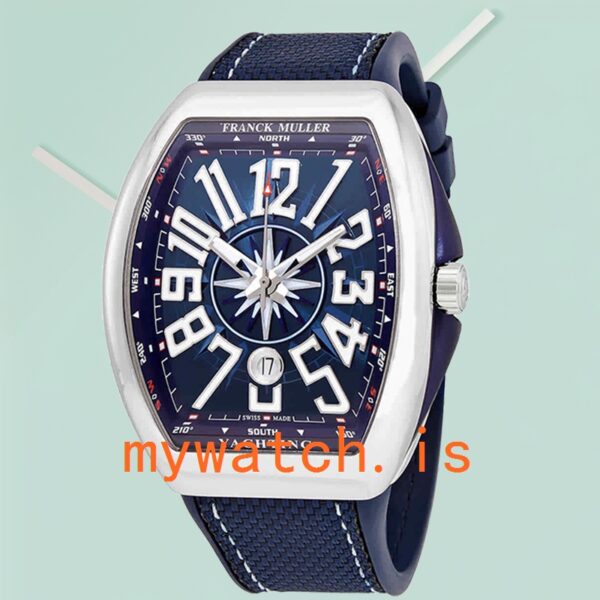 Franck Muller Vanguard 45mm Mens 45SCYACHTBLU Blue Dial: A Masterpiece of Horology